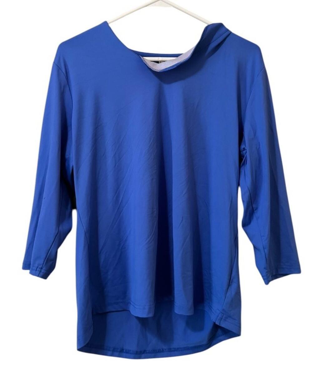 Lulu B Women Size Large Stretch Lightweight Blouse 3/4 Sleeve Pre Shrunk Chic